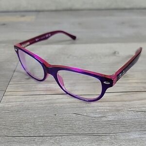 Ray-Ban‎ RB1555 3666 Kids Eyeglasses Frames Only  Purple Pink Full Rim 46-16-125